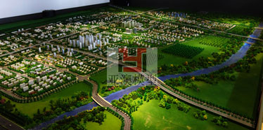 涿州規(guī)劃館---城市規(guī)劃沙盤順利驗(yàn)收并開館！