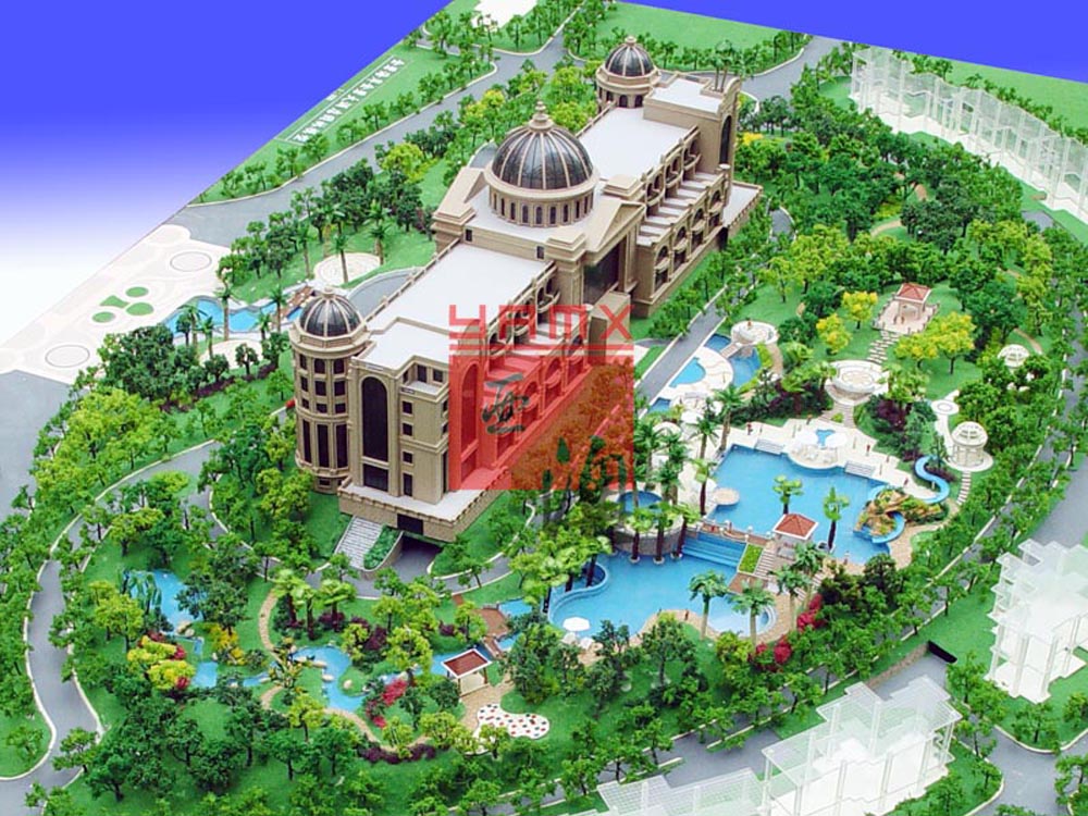 會所、城樓模型