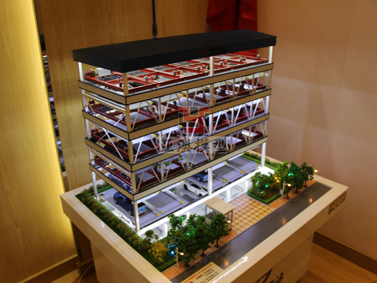 立體車庫(kù)動(dòng)態(tài)模型